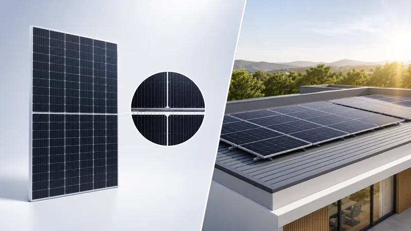 Half-cut Cell Solar Panel