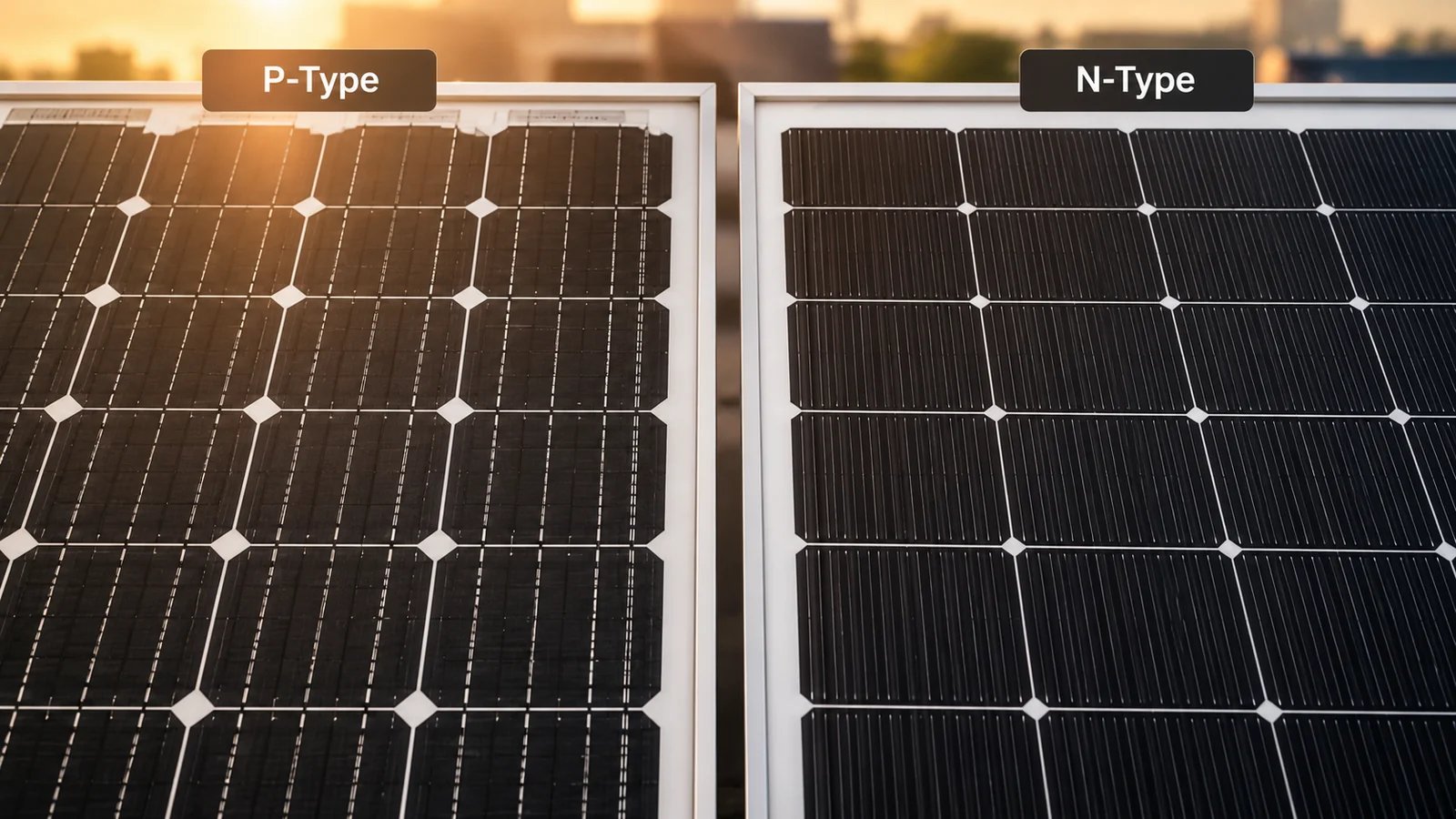 P-Type vs N-Type — เปรียบเทียบแผง Solar รุ่นใหม่